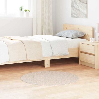 VIDAXL - Shaggy-Teppich Creme-Lattice-Rückseite - Ø90 cm - Creme-Lattice-Rückseite - Teppich VIDAXL - Shaggy-Teppich Creme-Lattice-Rückseite - Ø90 cm - Creme-Lattice-Rückseite - Teppich