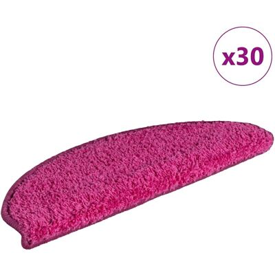 vidaXL Stufenmatten 30 Stk. 65x21x4 cm Rosa Halbrund Groß vidaXL Stufenmatten 30 Stk. 65x21x4 cm Rosa Halbrund Groß