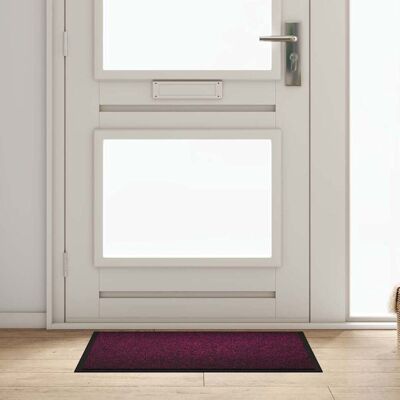vidaXL Fußmatte Bordeaux 80 x 60 x 1,2 cm Teddystoff vidaXL Fußmatte Bordeaux 80 x 60 x 1,2 cm Teddystoff