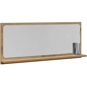 vidaXL Badezimmer Spiegel Artisan Eiche 90 x 10.5 x 37 cm Spiegel Brown vidaXL Badezimmer Spiegel Artisan Eiche 90 x 10.5 x 37 cm Spiegel Brown