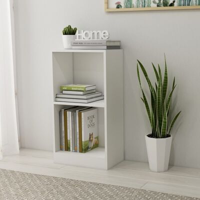 vidaXL Bücherregal Weiß 40x24x75 cm Holzwerkstoff vidaXL Bücherregal Weiß 40x24x75 cm Holzwerkstoff