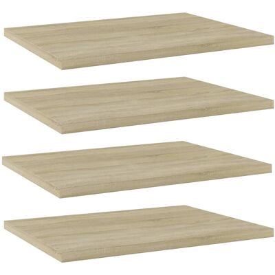 vidaXL Bücherregal-Bretter 4 Stk. Sonoma-Eiche 40x30x1,5 cm vidaXL Bücherregal-Bretter 4 Stk. Sonoma-Eiche 40x30x1,5 cm
