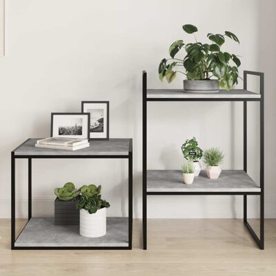 vidaXL - 873476 - Concrete Grey - Bücherregal Bretter vidaXL - 873476 - Concrete Grey - Bücherregal Bretter