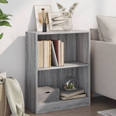 vidaXL Graues Sonoma 60x24x76 cm Bücherregal - Bücherregal vidaXL Graues Sonoma 60x24x76 cm Bücherregal - Bücherregal