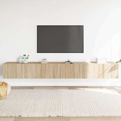 vidaXL 3-tlg. TV-Schrank-Set Sonoma-Eiche Holzwerkstoff vidaXL 3-tlg. TV-Schrank-Set Sonoma-Eiche Holzwerkstoff