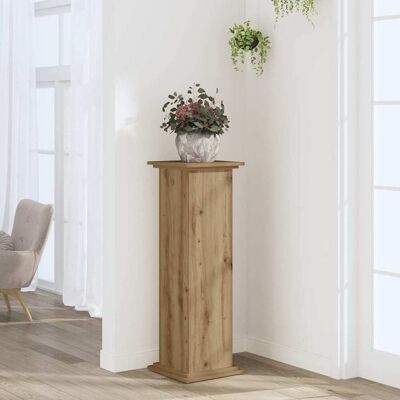 vidaXL Pflanzenständer Artisan-Eiche 33x33x100 cm Holzwerkstoff vidaXL Pflanzenständer Artisan-Eiche 33x33x100 cm Holzwerkstoff