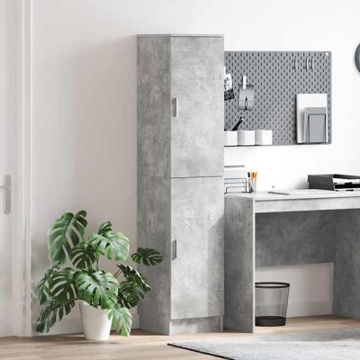 vidaXL Highboard Beton Grau 35 x 39 x 168 cm vidaXL Highboard Beton Grau 35 x 39 x 168 cm