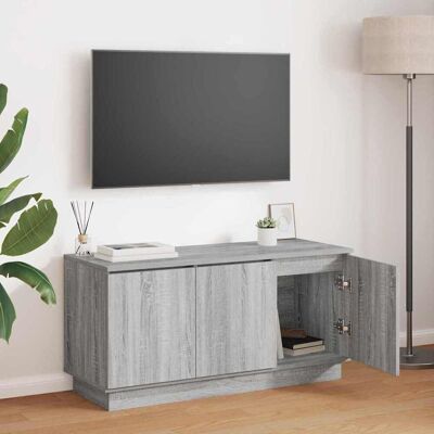 vidaXL TV-Schränk Graues Sonoma 100 x 38 x 49 cm Holzwerkstoff vidaXL TV-Schränk Graues Sonoma 100 x 38 x 49 cm Holzwerkstoff