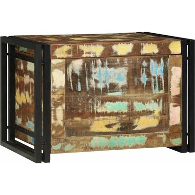 vidaXL Aufbewahrungsbox Braun und Schwarz 60 x 40 x 41 cm Altholz vidaXL Aufbewahrungsbox Braun und Schwarz 60 x 40 x 41 cm Altholz