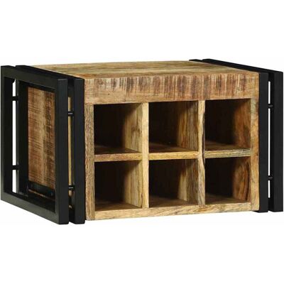 vidaXL Weinregal 2 pcs 46 x 35 x 27,5 cm Massivholz Mango vidaXL Weinregal 2 pcs 46 x 35 x 27,5 cm Massivholz Mango