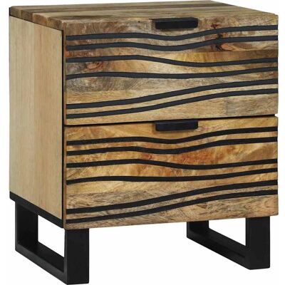 vidaXL Nachttisch Natur 40 x 33 x 46 cm Holzwerkstoff vidaXL Nachttisch Natur 40 x 33 x 46 cm Holzwerkstoff