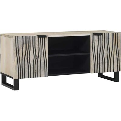 vidaXL TV-Einheiten 105 x 33 x 46 cm Weiß Holzwerkstoff vidaXL TV-Einheiten 105 x 33 x 46 cm Weiß Holzwerkstoff