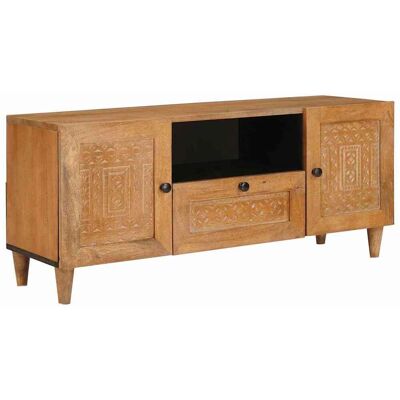 vidaXL TV-Einheiten mit Regal Hellbraun 105 x 33 x 46 cm Holzwerkstoff vidaXL TV-Einheiten mit Regal Hellbraun 105 x 33 x 46 cm Holzwerkstoff