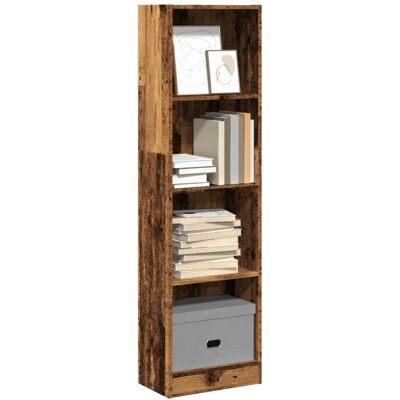 vidaXL Alte Holz 40x24x143 cm Bücherregal - Stauraum für Bücher & Medien vidaXL Alte Holz 40x24x143 cm Bücherregal - Stauraum für Bücher & Medien