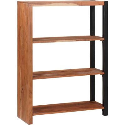 vidaXL Bücherregal Braun 80 x 30 x 110 cm Massivholz Akazie vidaXL Bücherregal Braun 80 x 30 x 110 cm Massivholz Akazie