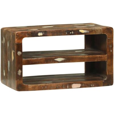 vidaXL TV-Schränk Mehrfarbig 60 x 32 x 36 cm Massivholz Altholz vidaXL TV-Schränk Mehrfarbig 60 x 32 x 36 cm Massivholz Altholz