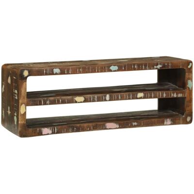 vidaXL TV-Schränk Mehrfarbig 100 x 32 x 36 cm Massivholz Altholz vidaXL TV-Schränk Mehrfarbig 100 x 32 x 36 cm Massivholz Altholz