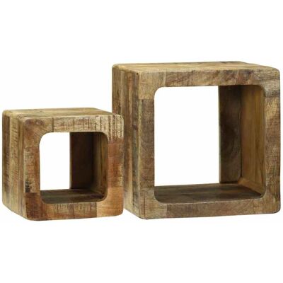 vidaXL TV-Einheiten 2 pcs Braun 36 x 30 x 36 cm Massivholz Mango vidaXL TV-Einheiten 2 pcs Braun 36 x 30 x 36 cm Massivholz Mango