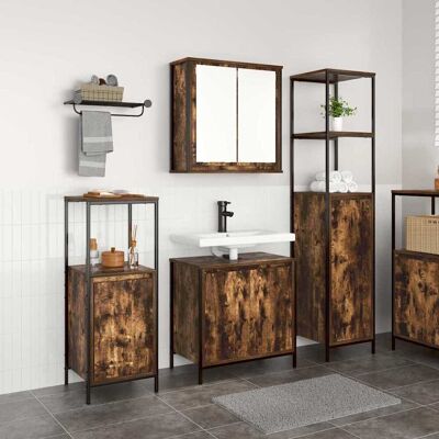 vidaXL Badezimmermöbel Set 3-teilig - Badezimmermöbel vidaXL Badezimmermöbel Set 3-teilig - Badezimmermöbel