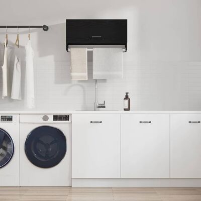 Vidaxl Moderner Schrank aus schwarzem Eichenholz Vidaxl Moderner Schrank aus schwarzem Eichenholz