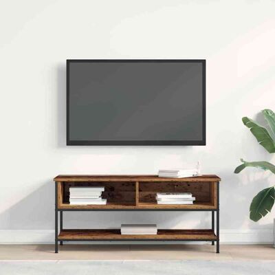 vidaXL TV-Schrankset 100 x 35 x 45 cm Altholz Holzwerkstoff vidaXL TV-Schrankset 100 x 35 x 45 cm Altholz Holzwerkstoff