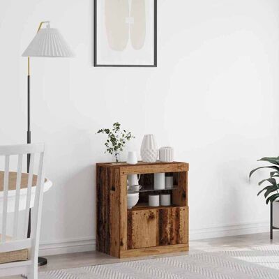 vidaXL - Rustic Wood Buffet - Braun - Rechteckig - Buffet vidaXL - Rustic Wood Buffet - Braun - Rechteckig - Buffet