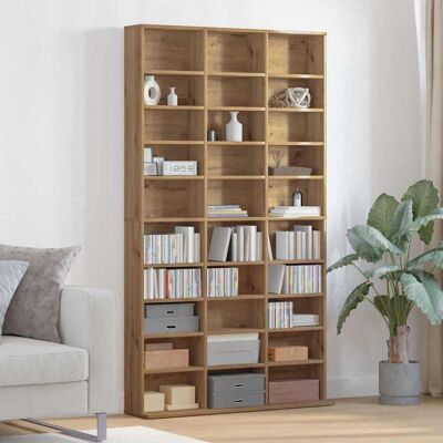 vidaXL CD Regal Artisan-Eiche 101 x 23 x 177,5 cm Holzwerkstoff vidaXL CD Regal Artisan-Eiche 101 x 23 x 177,5 cm Holzwerkstoff