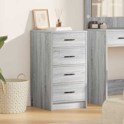 vidaXL Graues Sonoma Holz Sideboard - Sideboard vidaXL Graues Sonoma Holz Sideboard - Sideboard