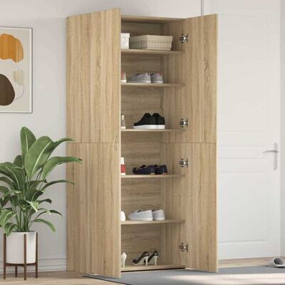 Beige Sonoma Eichen-Schuhschrank - Schuhaufbewahrung Beige Sonoma Eichen-Schuhschrank - Schuhaufbewahrung
