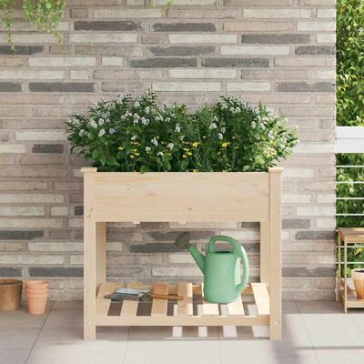 Vidaxl - Gartentopf mit Regal 90x90x76 cm - Holz Vidaxl - Gartentopf mit Regal 90x90x76 cm - Holz