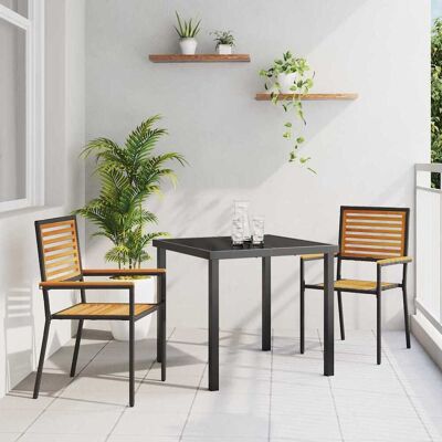 Vida xl Stapelbare Gartensessel mit Kissen Vida xl Stapelbare Gartensessel mit Kissen