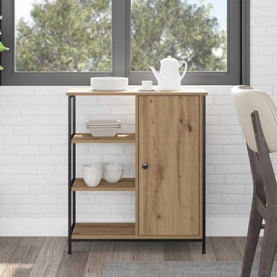 Vidaxl Rustik Holzseitenschrank - Industrieller Stil Stauraum Vidaxl Rustik Holzseitenschrank - Industrieller Stil Stauraum