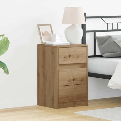 vidaXL Nachttisch Artisan-Eiche 38 x 34 x 61 cm Holzwerkstoff vidaXL Nachttisch Artisan-Eiche 38 x 34 x 61 cm Holzwerkstoff