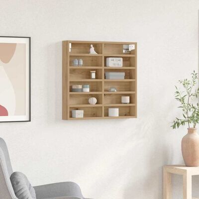 Vidaxl Rustik Wandmontierter Eichenschrank - Vitrine Cabinet Artisan Roble 60x8.5x58 cm Vidaxl Rustik Wandmontierter Eichenschrank - Vitrine Cabinet Artisan Roble 60x8.5x58 cm