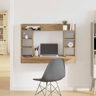 vidaXL Wandtisch Artisan-Eiche Holzwerkstoff 105 x 48 x 75 cm vidaXL Wandtisch Artisan-Eiche Holzwerkstoff 105 x 48 x 75 cm