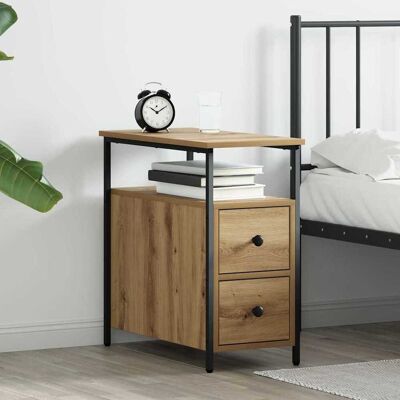 vidaXL Nachttisch Artisan-Eiche 30 x 60 x 60 cm Holzwerkstoff vidaXL Nachttisch Artisan-Eiche 30 x 60 x 60 cm Holzwerkstoff