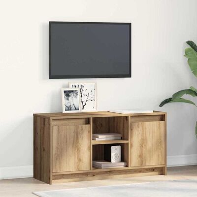 vidaXL TV-Einheiten 100 x 34 x 50 cm Braun Holzwerkstoff vidaXL TV-Einheiten 100 x 34 x 50 cm Braun Holzwerkstoff