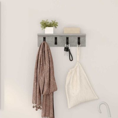 vidaXL Wandmontierter nachttisch Beton Grau 40 x 10,5 x 10,5 cm vidaXL Wandmontierter nachttisch Beton Grau 40 x 10,5 x 10,5 cm