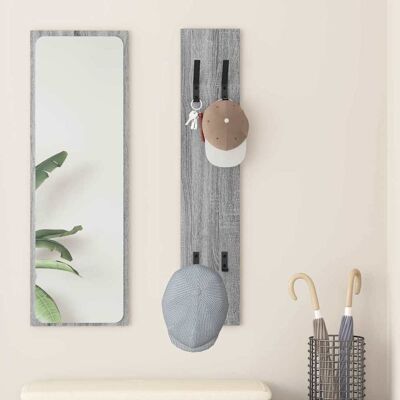 vidaXL Wandmontierter nachttisch Wandhalterung Graues Sonoma vidaXL Wandmontierter nachttisch Wandhalterung Graues Sonoma