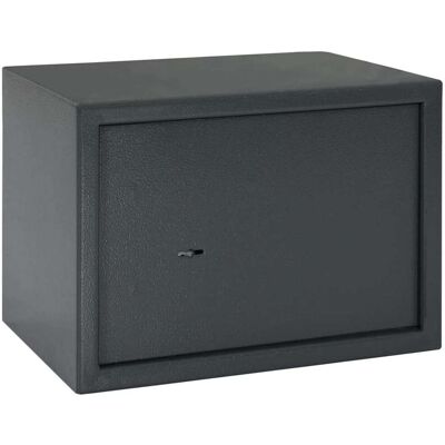 vidaXL Safe Box mit Schloss Dunkelgrau 35 x 25 x 25 cm Stahl vidaXL Safe Box mit Schloss Dunkelgrau 35 x 25 x 25 cm Stahl