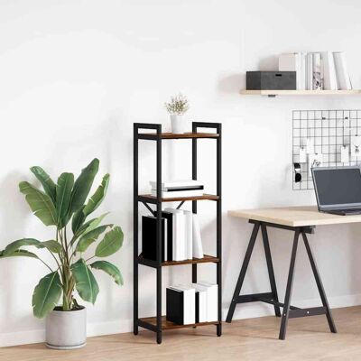 vidaXL Bücherregal 40 x 30 x 119 cm Holzwerkstoff Geräucherte Eiche vidaXL Bücherregal 40 x 30 x 119 cm Holzwerkstoff Geräucherte Eiche