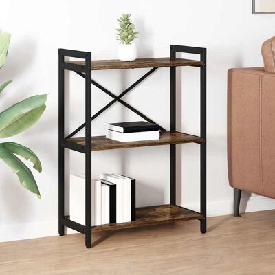 vidaXL Bücherregal Geräucherte Eiche 60 x 30 x 85 cm Holzwerkstoff vidaXL Bücherregal Geräucherte Eiche 60 x 30 x 85 cm Holzwerkstoff