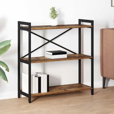 vidaXL Bücherregal Altholz 80 x 30 x 85 cm Holzwerkstoff vidaXL Bücherregal Altholz 80 x 30 x 85 cm Holzwerkstoff