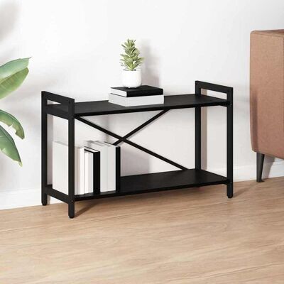 vidaXL Bücherregal 80 x 30 x 50 cm Holzwerkstoff Schwarz Eichen-Optik vidaXL Bücherregal 80 x 30 x 50 cm Holzwerkstoff Schwarz Eichen-Optik