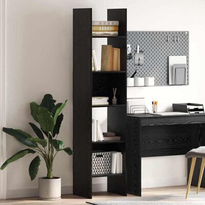 vidaXL Bücherregal 5 Ebenen 40 x 35 x 180 cm Holzwerkstoff vidaXL Bücherregal 5 Ebenen 40 x 35 x 180 cm Holzwerkstoff
