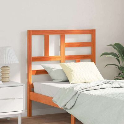 vidaXL Bettkopfteil Wachsbraun 80,5 x 4 x 104 cm Massives Kiefernholz vidaXL Bettkopfteil Wachsbraun 80,5 x 4 x 104 cm Massives Kiefernholz