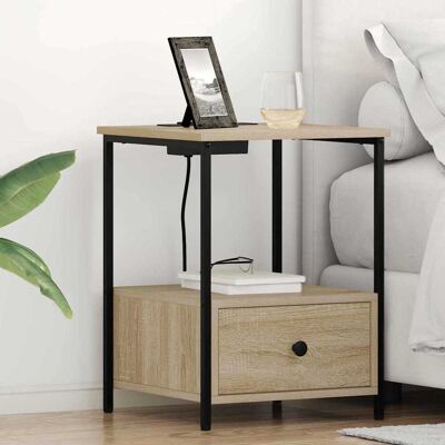 vidaXL Nachttisch 2 stk. Sonoma-Eiche 42 x 41 x 56 cm Holzwerkstoff vidaXL Nachttisch 2 stk. Sonoma-Eiche 42 x 41 x 56 cm Holzwerkstoff
