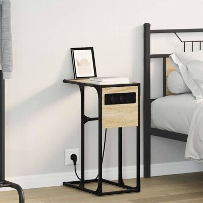 vidaXL Nachttisch Sonoma-Eiche 41,5 x 26 x 60,5 cm Holzwerkstoff vidaXL Nachttisch Sonoma-Eiche 41,5 x 26 x 60,5 cm Holzwerkstoff