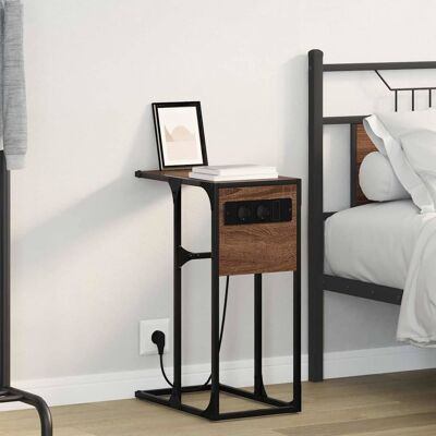 vidaXL Nachttisch Braun Eichen-Optik 41,5 x 26 x 60,5 cm Holzwerkstoff vidaXL Nachttisch Braun Eichen-Optik 41,5 x 26 x 60,5 cm Holzwerkstoff