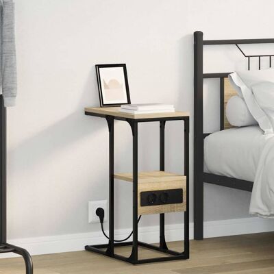 vidaXL Nachttisch Sonoma Eiche 41,5 x 26 x 60,5 cm Holzwerkstoff vidaXL Nachttisch Sonoma Eiche 41,5 x 26 x 60,5 cm Holzwerkstoff